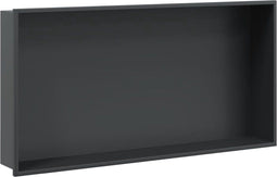 vidaXL - Douchenis - 62x32x9 - cm - roestvrijstaal - matzwart
