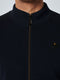 No Excess - Sweat Vest - Dubbellaags opstaande kraag - Nachtkleur