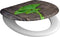 SCHÜTTE WC-Bril 82154 GINGKO&WOOD - Duroplast - Soft Close - Verchroomde Scharnieren - Decor - 1-zijdige Print
