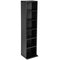 Tectake® CD Rek Juliana - CD/DVD Rek - Opslag voor 102 CD's - 90 x 21 x 20 cm - Zwart