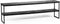 Tv-meubel Malaga 150 cm teakhout - Zwart | BY-OLAF