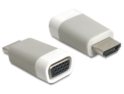 Delock HDMI naar VGA Adapter - Verloopkabel - Tot 1920 x 1200 - Grijs Wit