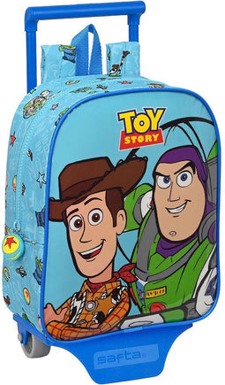 Schoolrugzak met Wielen Toy Story Ready to play Licht Blauw (22 x 27 x 10 cm)