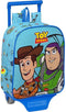 Schoolrugzak met Wielen Toy Story Ready to play Licht Blauw (22 x 27 x 10 cm)