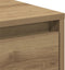 vidaXL - Nachtkastje - 2 - stuks - Artisan - Eiken - 45x34x47 - cm - Gelaagd - Hout