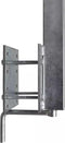 vidaXL - Stalen - frame - ondersteuning - voor - de - boot - aanhanger - 63-88 - cm - (set - van - 2)
