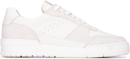 PS Poelman KEVIN - Heren sneakers - Leer en suede - Wit - Maat 44
