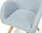 BJARN - Fauteuil - Blauw - Polyester