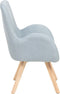 BJARN - Fauteuil - Blauw - Polyester