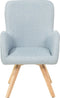 BJARN - Fauteuil - Blauw - Polyester
