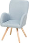 BJARN - Fauteuil - Blauw - Polyester