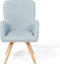 BJARN - Fauteuil - Blauw - Polyester