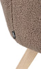 BJARN - Fauteuil - Bruin - Bouclé