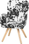 BJARN - Fauteuil - Wit - Polyester