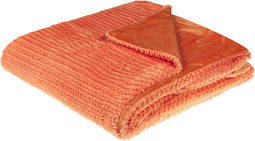 BJAS - Plaid - Oranje - 200 x 220 cm - Polyester