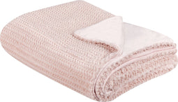 BJAS - Plaid - Roze - 150 x 200 cm - Polyester
