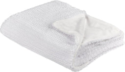 BJAS - Plaid - Wit - 150 x 200 cm - Polyester