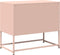 vidaXL - Tv-meubel - 68x39x60,5 - cm - staal - roze