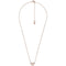 Michael Kors ketting 925 sterling zilver gekleurde edelsteen One Size Roségoud 32010732