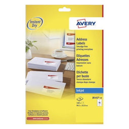 Avery - Etiket avery j8162-10 99.1x33.9mm wit 160 stuks