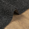 vidaXL - Vloerkleed - PAMPLONA - shaggy - hoogpolig - 160x160 - cm - antraciet