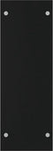 vidaXL - Haardhoutrek - 80x35x100 - cm - gehard - glas - zwart