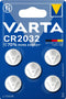 Varta CR2032 - Knoopcel batterij - 3V 230mAh (5 stuks)