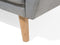 FLORLI - Slaapbank 3-zits - Lichtgrijs - Polyester