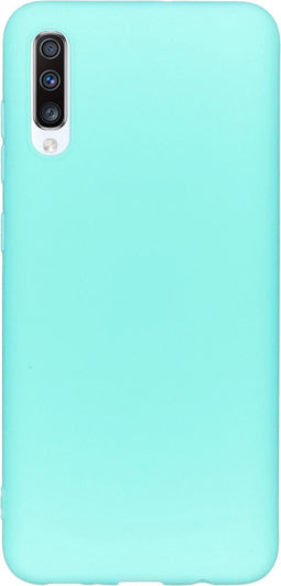 iMoshion Hoesje Geschikt voor Samsung Galaxy A70 Hoesje Siliconen - iMoshion Color Backcover - Mintgroen