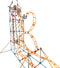 K'nex Amazin' 8 - Roller Coaster - 76m hoog - 448 onderdelen