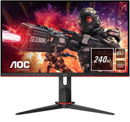 AOC 24G2ZU - Gaming Monitor - 240Hz 1ms GTG - Zwart