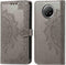 iMoshion Hoesje Geschikt voor Xiaomi Redmi Note 9T (5G) Hoesje Met Pasjeshouder - iMoshion Mandala Bookcase - Grijs
