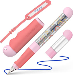Schneider kindervulpen - Base Kid - roze/rood - linkshandig - S-162918