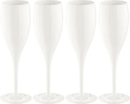 Koziol Champagneglas - CHEERS NO. 1 Superglas - 100 ml - Wit Cotton