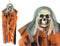 Halloween/horror thema hang decoratie spook/skelet - enge/griezelige pop - 100 cm