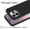 iMoshion Hoesje Geschikt voor iPhone 14 Pro Hoesje Siliconen - iMoshion Color Backcover - Zwart