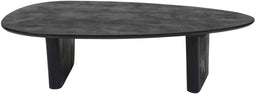Salontafel Rudo 135 x 75 cm - Zwart Mangohout