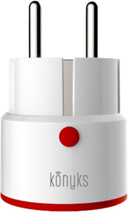 KONYKS, Priska Max 4 16A Wi-Fi-contactdoos met Bluetooth, Wit