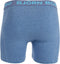 Björn Borg - 2-pack Seasonal Solids Zwart / Blauw Melange - XXL