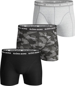 Bjorn Borg 3p SHORTS SHADELINE SAMMY - Sportonderbroek casual - mannen - zwart - M
