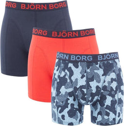 Bjorn Borg BB Print Crazy Days - Ondergoed - 3 Pack - Heren - Total Eclipse - Maat S