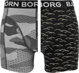 Björn Borg FUN - Sportonderbroek - Heren - BB Japanese Camo & BB Clouds - Maat XL