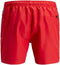 Bjorn Borg Mid Short BB Logo Solids - Zwembroek - Heren - Rood - Maat L