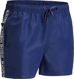 Björn Borg-MID SHORTS, BB Logo Solids, 1-P-Medieval Blue-S-Heren