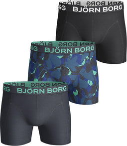 Bjorn Borg Shorts BB Forest - Ondergoed - Heren - 3 Pack - Total Eclipse - Maat XL