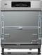 Beko BDSN3844M0X - Semi-inbouw Vaatwasser - 14 Couverts 43 dB C - RVS