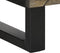 vidaXL - Hoge - kast - 40x33x110 - cm - massief - mangohout - zwart