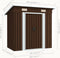 vidaXL - Tuinberging - 204x132x186 - cm - staal - antraciet