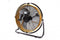 Master DF20P - Vloerventilator - 360° draaibaar - Geel Zwart