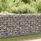 vidaXL - Schanskorfmuur - met - deksels - 100x60x100 - cm - gegalvaniseerd - staal